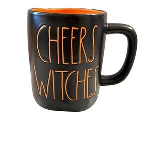 Rae Dunn ‘Cheers Witches’ Black Mug RARE